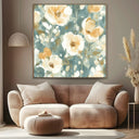 Quadro Stampa su Tela Campo Giallo - CupidoDesign
