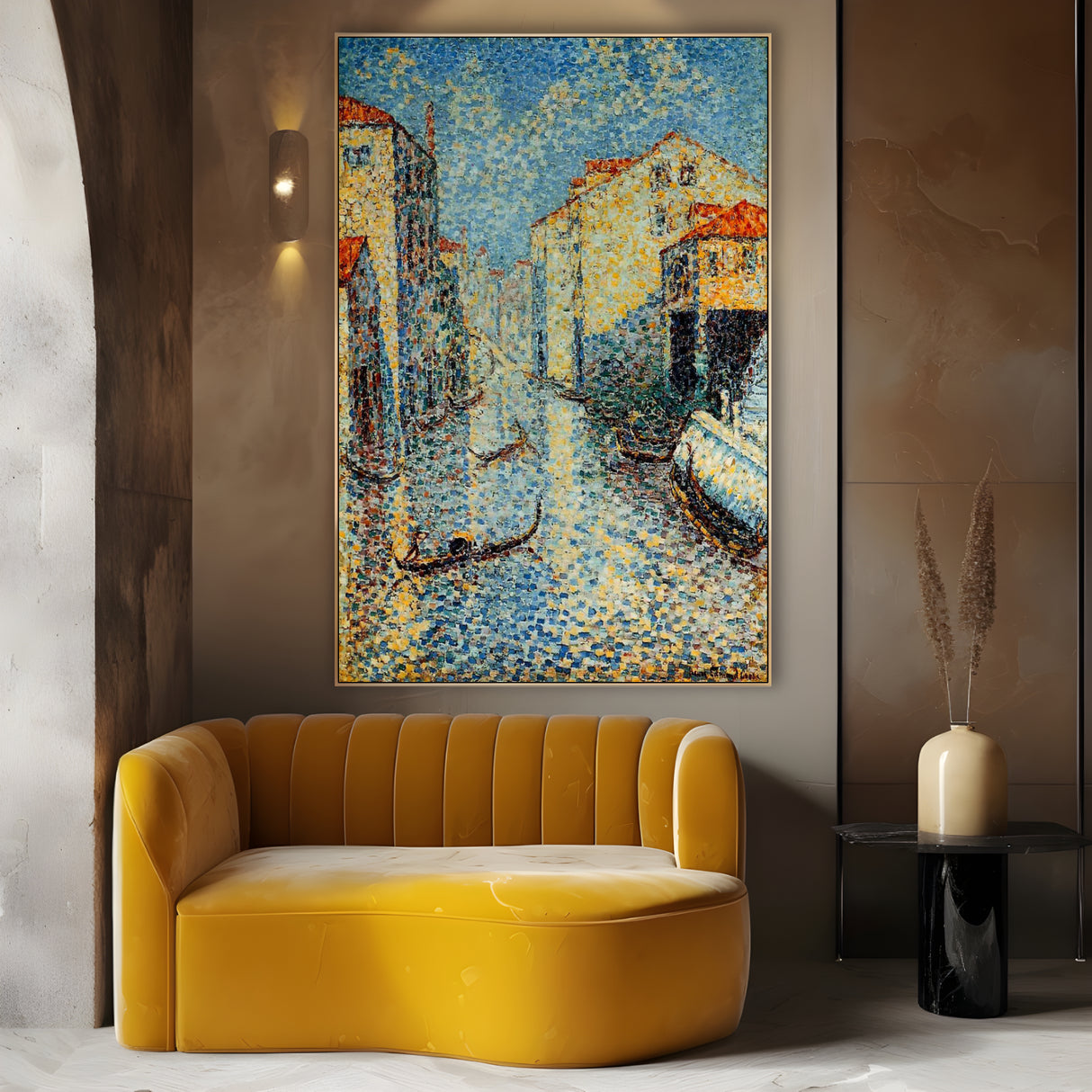 Quadro Stampa su Tela Canale a Venezia, Henri Edmond Cross - CupidoDesign