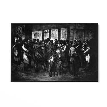 Quadro Stampa su Tela Cantanti di Strada, Theophile Steinlen - CupidoDesign