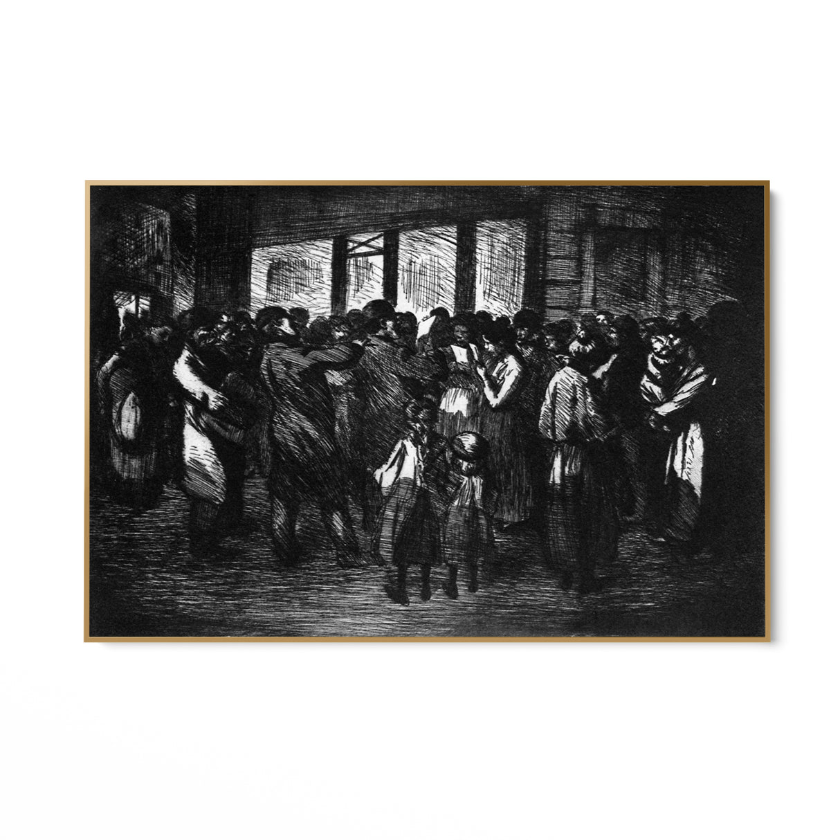 Quadro Stampa su Tela Cantanti di Strada, Theophile Steinlen - CupidoDesign
