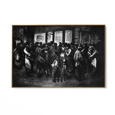 Quadro Stampa su Tela Cantanti di Strada, Theophile Steinlen - CupidoDesign