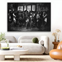 Quadro Stampa su Tela Cantanti di Strada, Theophile Steinlen - CupidoDesign