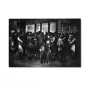 Quadro Stampa su Tela Cantanti di Strada, Theophile Steinlen - CupidoDesign