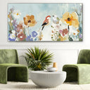 Quadro Stampa su Tela Canto tra i Fiori - CupidoDesign