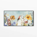 Quadro Stampa su Tela Canto tra i Fiori - CupidoDesign