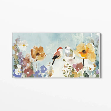 Quadro Stampa su Tela Canto tra i Fiori - CupidoDesign