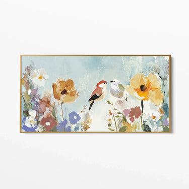 Quadro Stampa su Tela Canto tra i Fiori - CupidoDesign
