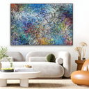 Quadro Stampa su Tela Caos cromatico - CupidoDesign
