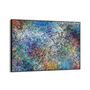 Quadro Stampa su Tela Caos cromatico - CupidoDesign