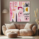 Quadro Stampa su Tela Caos in armonia - CupidoDesign