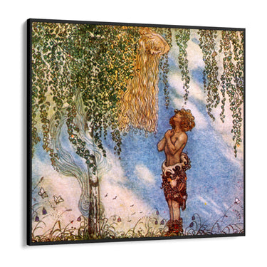 Quadro Stampa su Tela Capelli D'Oro, John Bauer - CupidoDesign