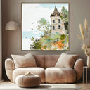 Quadro Stampa su Tela Castello Nascosto - CupidoDesign