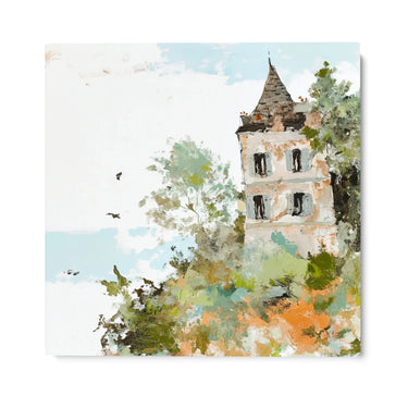 Quadro Stampa su Tela Castello Nascosto - CupidoDesign