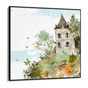 Quadro Stampa su Tela Castello Nascosto - CupidoDesign