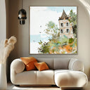 Quadro Stampa su Tela Castello Nascosto - CupidoDesign