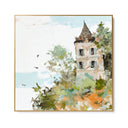 Quadro Stampa su Tela Castello Nascosto - CupidoDesign
