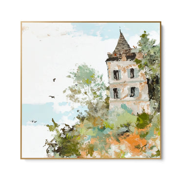 Quadro Stampa su Tela Castello Nascosto - CupidoDesign