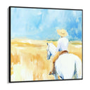 Quadro Stampa su Tela Cavaliere sul Mare - CupidoDesign