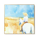 Quadro Stampa su Tela Cavaliere sul Mare - CupidoDesign