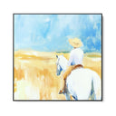 Quadro Stampa su Tela Cavaliere sul Mare - CupidoDesign