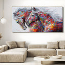 Quadro Stampa su Tela Cavalli Graffiti - CupidoDesign