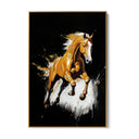 Quadro Stampa su Tela Cavallo Dorato - CupidoDesign