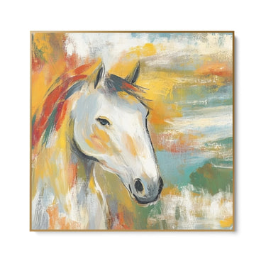 Quadro Stampa su Tela Cavallo Solare - CupidoDesign