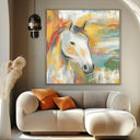 Quadro Stampa su Tela Cavallo Solare - CupidoDesign