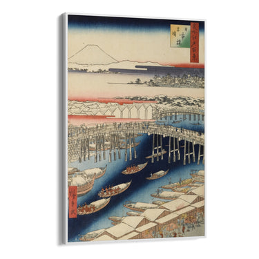 Quadro Stampa su Tela Cento vedute famose di Edo II, Utagawa Hiroshige - CupidoDesign