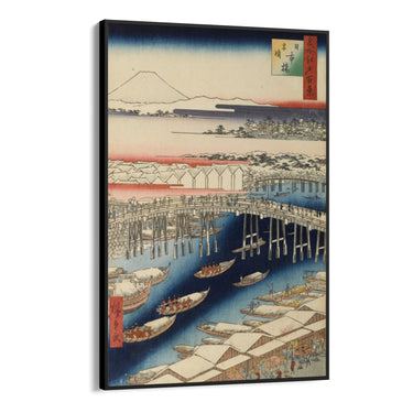 Quadro Stampa su Tela Cento vedute famose di Edo II, Utagawa Hiroshige - CupidoDesign