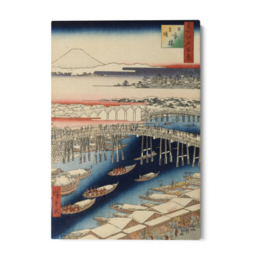 Quadro Stampa su Tela Cento vedute famose di Edo II, Utagawa Hiroshige - CupidoDesign