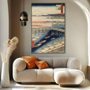 Quadro Stampa su Tela Cento vedute famose di Edo II, Utagawa Hiroshige - CupidoDesign