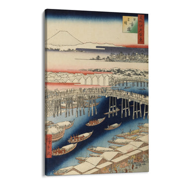 Quadro Stampa su Tela Cento vedute famose di Edo II, Utagawa Hiroshige - CupidoDesign