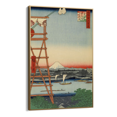 Quadro Stampa su Tela Cento vedute famose di Edo I, Utagawa Hiroshige - CupidoDesign