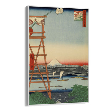 Quadro Stampa su Tela Cento vedute famose di Edo I, Utagawa Hiroshige - CupidoDesign