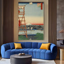 Quadro Stampa su Tela Cento vedute famose di Edo I, Utagawa Hiroshige - CupidoDesign