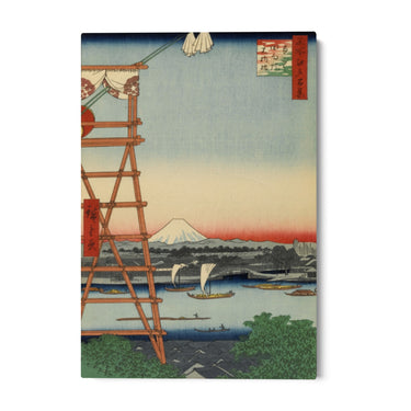Quadro Stampa su Tela Cento vedute famose di Edo I, Utagawa Hiroshige - CupidoDesign