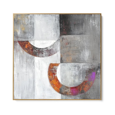 Quadro Stampa su Tela Cerchi Sospesi - CupidoDesign