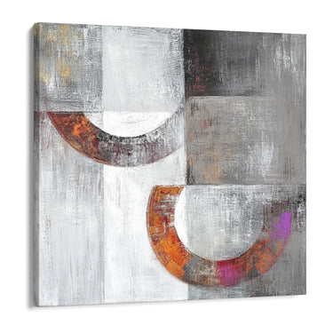 Quadro Stampa su Tela Cerchi Sospesi - CupidoDesign