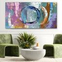 Quadro Stampa su Tela Cerchio Liquido - CupidoDesign
