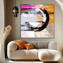 Quadro Stampa su Tela Cerchio Spezzato - CupidoDesign