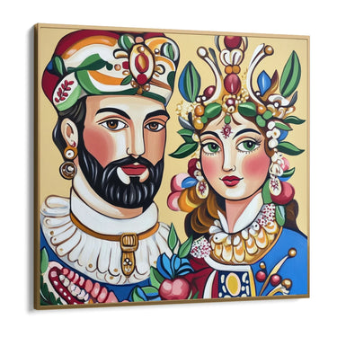Quadro Stampa su Tela Cerimonia di Fiori - CupidoDesign