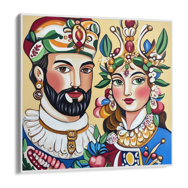 Quadro Stampa su Tela Cerimonia di Fiori - CupidoDesign