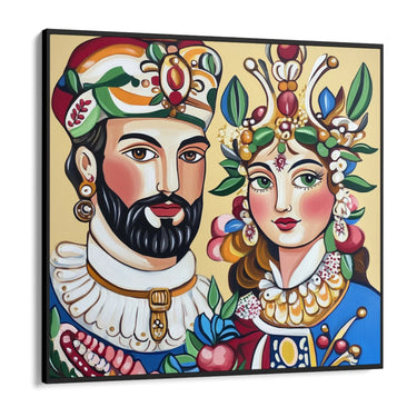 Quadro Stampa su Tela Cerimonia di Fiori - CupidoDesign