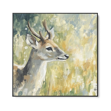 Quadro Stampa su Tela Cervo Silenzioso - CupidoDesign