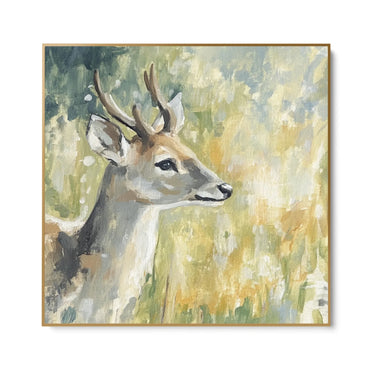 Quadro Stampa su Tela Cervo Silenzioso - CupidoDesign