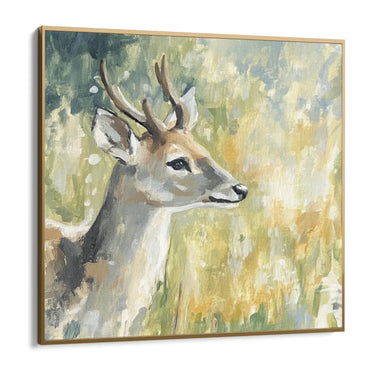 Quadro Stampa su Tela Cervo Silenzioso - CupidoDesign
