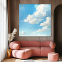 Quadro Stampa su Tela Cielo Chiaro - CupidoDesign