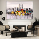 Quadro Stampa su Tela Città Riflessa - CupidoDesign