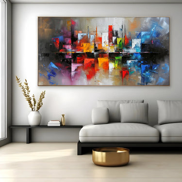 Quadro Stampa su Tela Città ideale - CupidoDesign